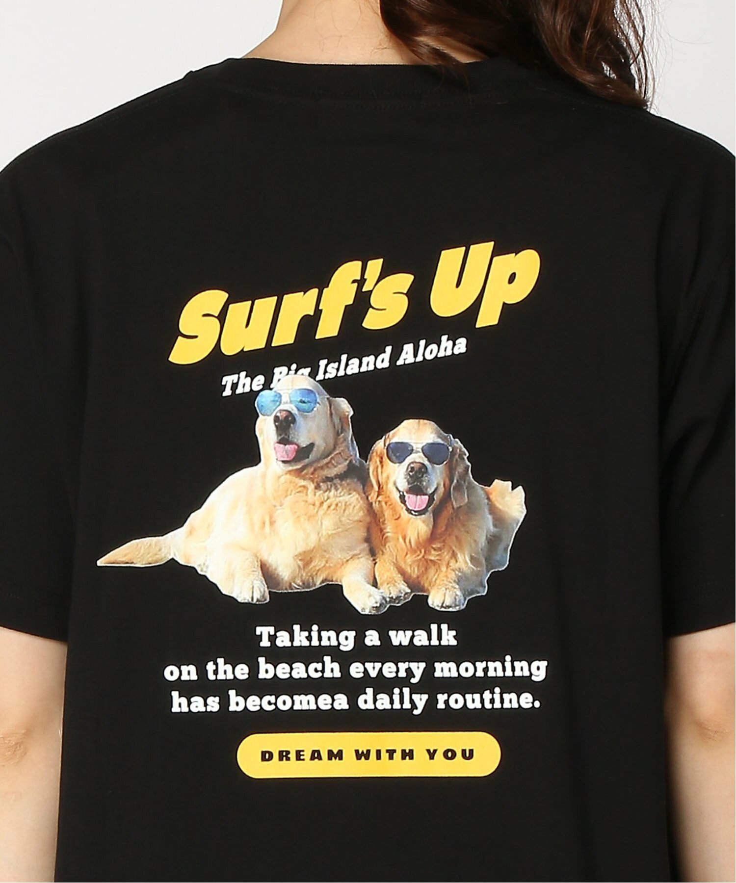 SURFS UP/(U)SURFSUP DOGSプリントSST